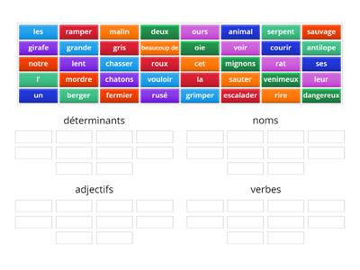 grammaire dossier 6