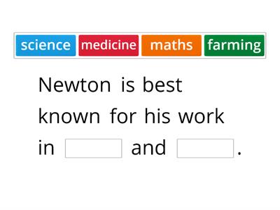 Isaac Newton Quiz