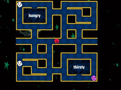 maze chase iep thirsty hungry