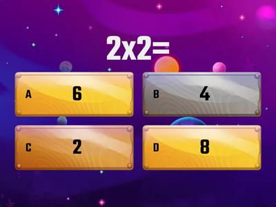 Multiplication 2, 3 and 5 times table.