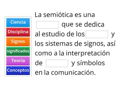 Construye la semiótica 