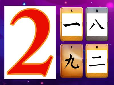  Mandarin Chinese Character (Numbers)