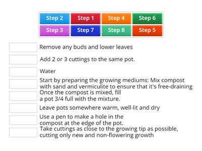 Plant Propagation: Stem tip cutting