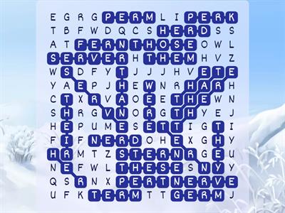 G3 OK Word Search