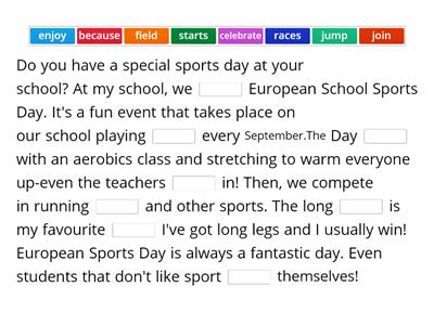 European School Sports Day by Anđela Marić (RO2; 2f)