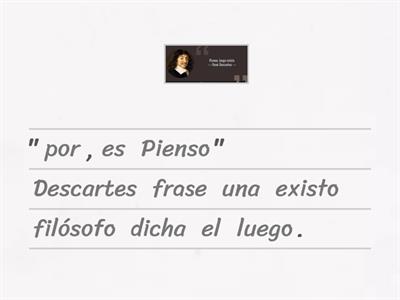 Sintaxis. En los mismos renglones ordena las palabras en una oración.  (Tenga en cuenta las mayusculas)