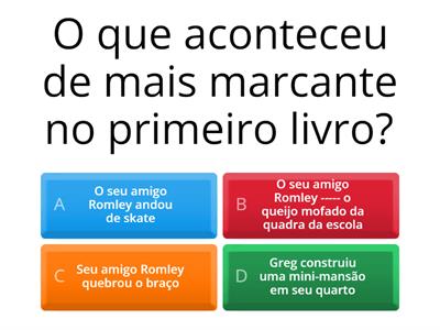 Quiz de Diário de uma banana