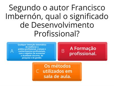 DESENVOLVIMENTO PROFISSIONAL 