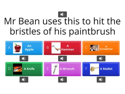 Mr Bean - Sale - Quiz