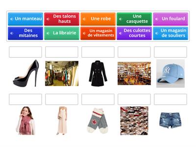 Vocabulaire : les magasins et les vêtements (PARTIE 1)