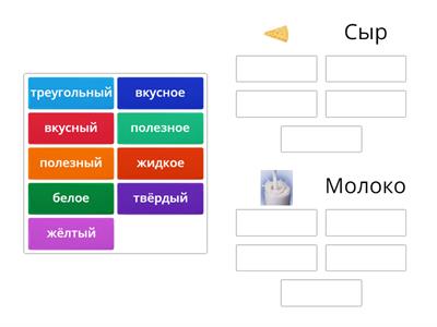 Продукты питания: Какой сыр? Какое молоко?