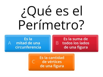 Adivina el Perímetro de la Figura