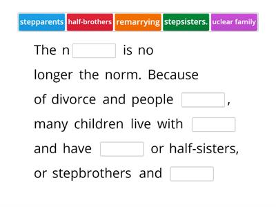 C1-Family Vocabulary 