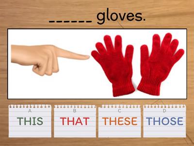 Demonstratives and clothes: THIS / THAT / THESE / THOSE 