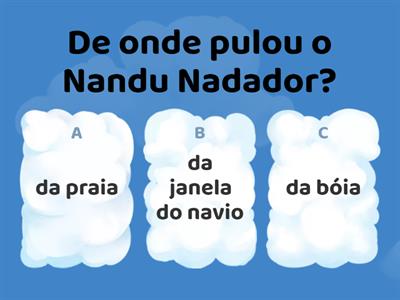 Interpretação do Nandu Nadador