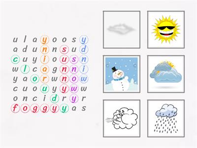 Weather Wordsearch