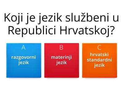 Hrvatski standardni jezik