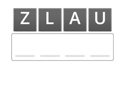 Ordena las letras con los nombres de los colores