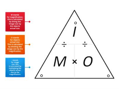 Magnification Equation Triangle
