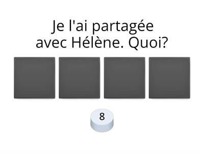 Le COD et l'accord du participe passé (avec avoir)