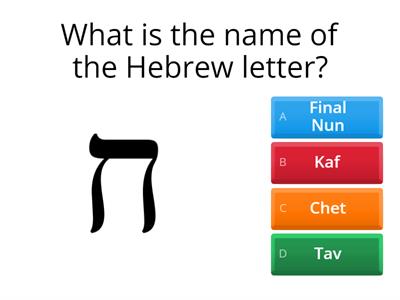 Aleph bet - Teaching resources