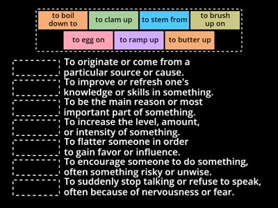 Phrasal verbs 