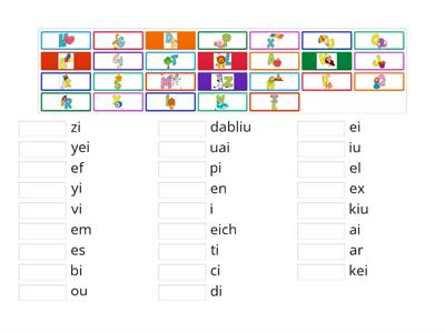 the alphabet - pronunciation