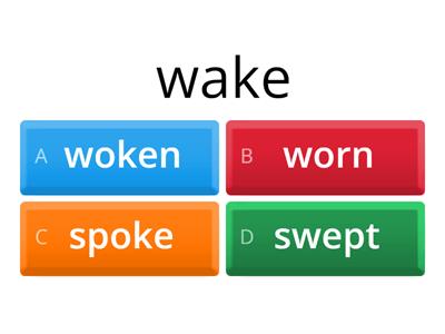 UCS pre-inter irregular verbs QUIZ part 2