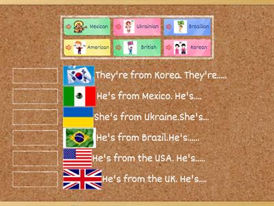 Countries and nationalities (Smart Junior 4)