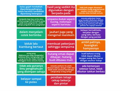 PERIBAHASA BAHASA MELAYU LANJUTAN