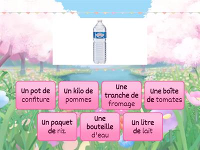 Cap sur 2.1. Les quantités + les aliments 