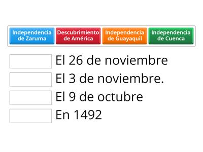 Fechas Históricas 