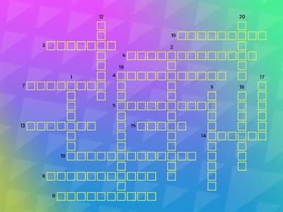 Crossword for Flowers for Algernon project 