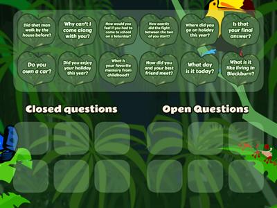 Open and Closed Questions