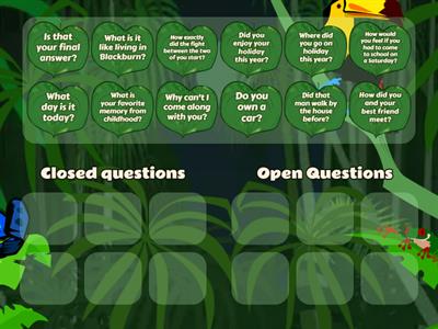 Open and Closed Questions