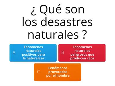 Desastres Naturales - Recursos Didácticos