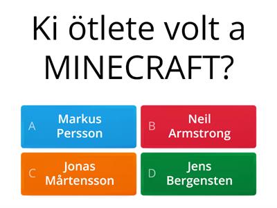 Minecraft kvíz