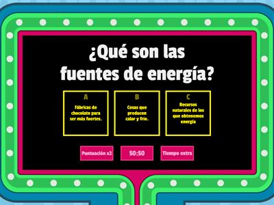 Las energías. 3º, 4º y 5º EP.