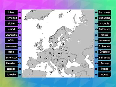 Slepá mapa Evropy: poznej státy