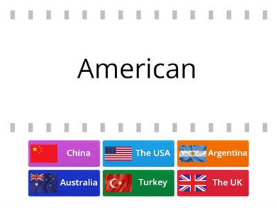 Countries & Nationalities - TT3 - Starter