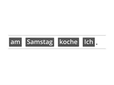 A1.1 - Satzstellung (Kapitel 5) 