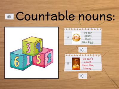 Countable and uncountable nouns- UGPS-Erbil by: Ms. Rana