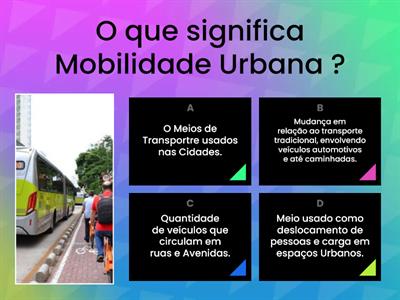 Projeto Educa: Mobilidade Urbana.