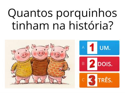 História dos três porquinhos