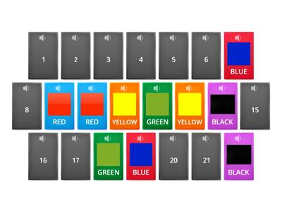 COLOURS MEMORY GAME