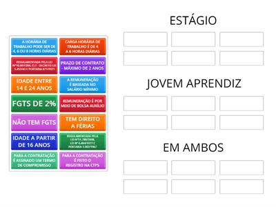 ESTÁGIO E JOVEM APRENDIZ