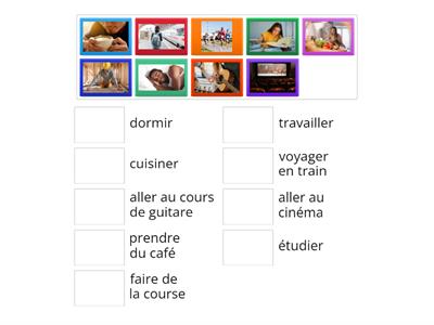 Vocabulaire activités