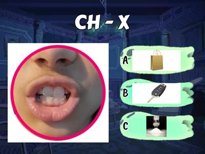 Fonema x/ch  - s  Identificando as boquinhas