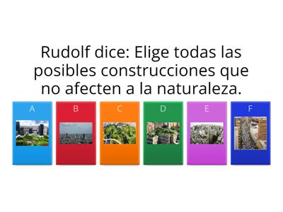 ¡Haz con Rudolf que la construcción urbana no afecte a la naturaleza!
