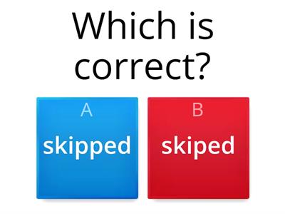 Let's check what you've learned so far! (Identifying when to double the consonant and when to just add the suffix)